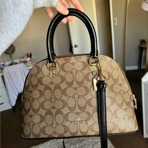 Coach Katy Satchel in Signature Canvas